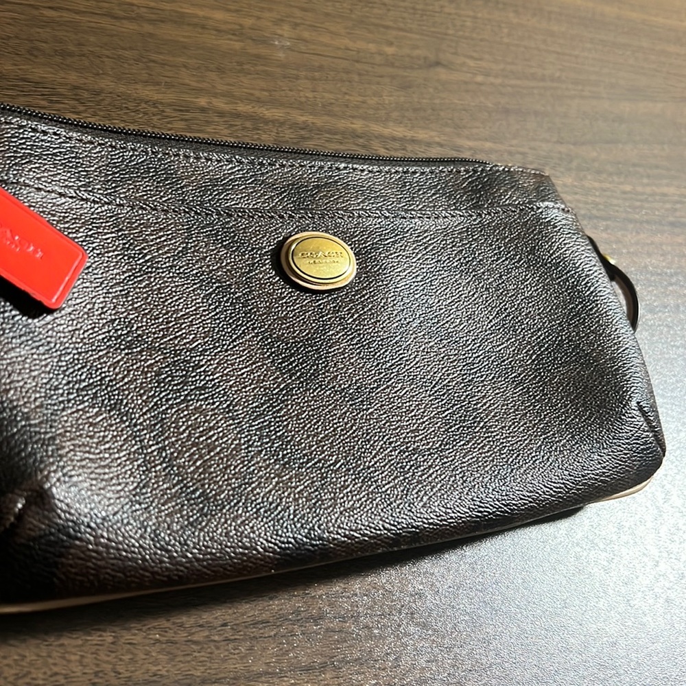 Coach large wristlet